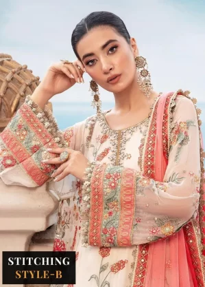 Maria B – Pure Silk Chiffon Collection 2023 – D6